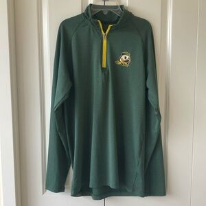 University of Oregon Ducks Quarter-Zip Long Sleeve Shirt - Men’s M
